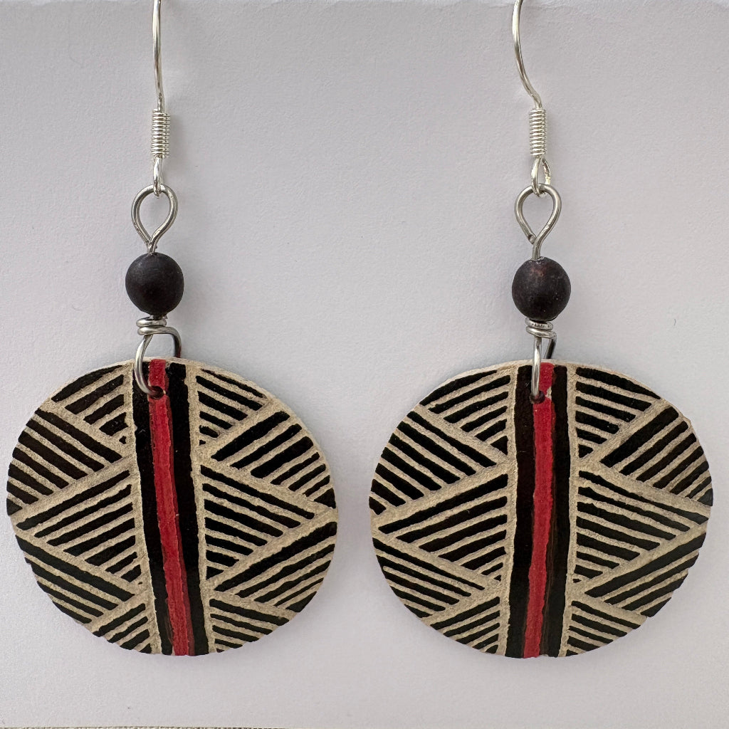 Boucles d'oreilles calebasse 7-2