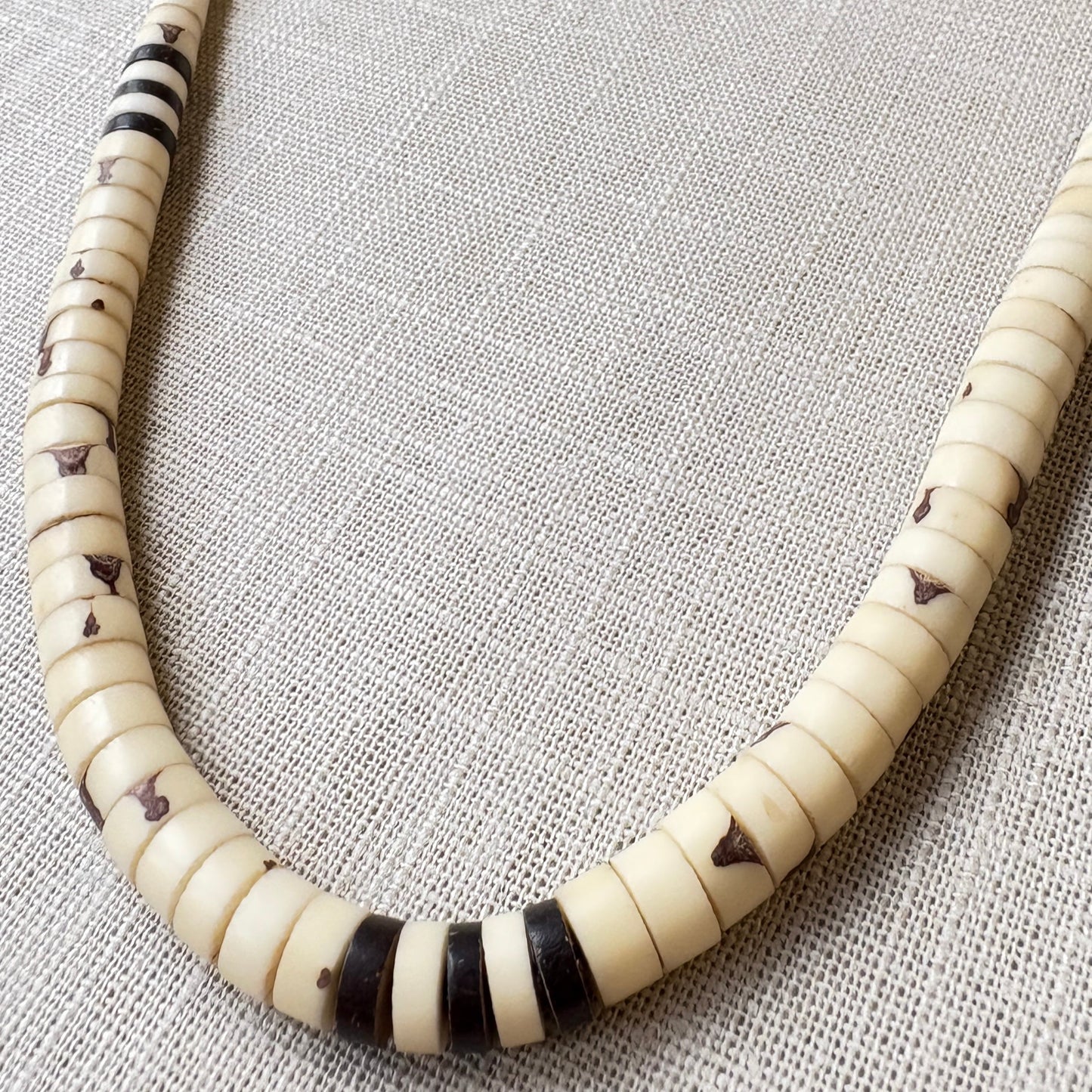 Parure collier et bracelet de jarina et tucumã - Ethnie Apurina