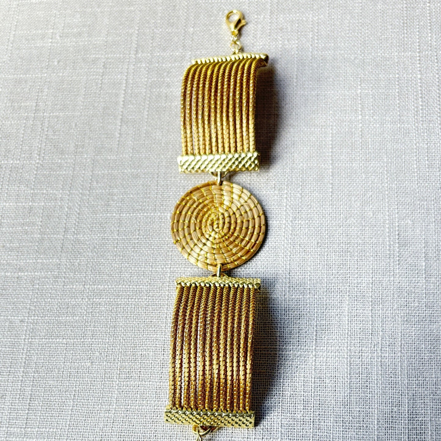 Bracelet Capim Dourado - 1 mandala large
