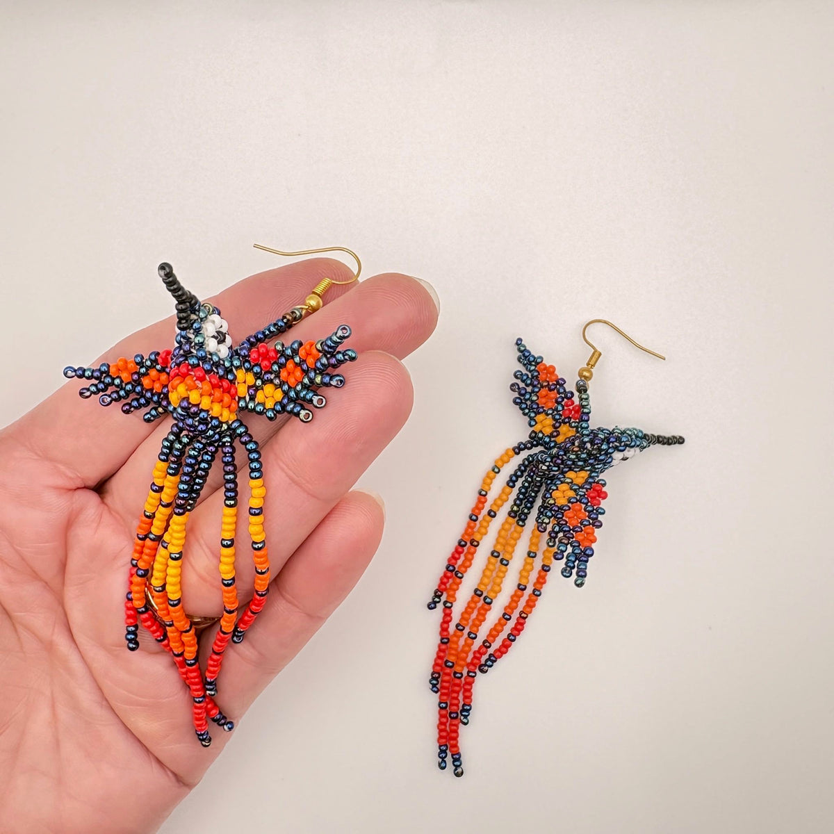 Boucles d'oreilles COLIBRI