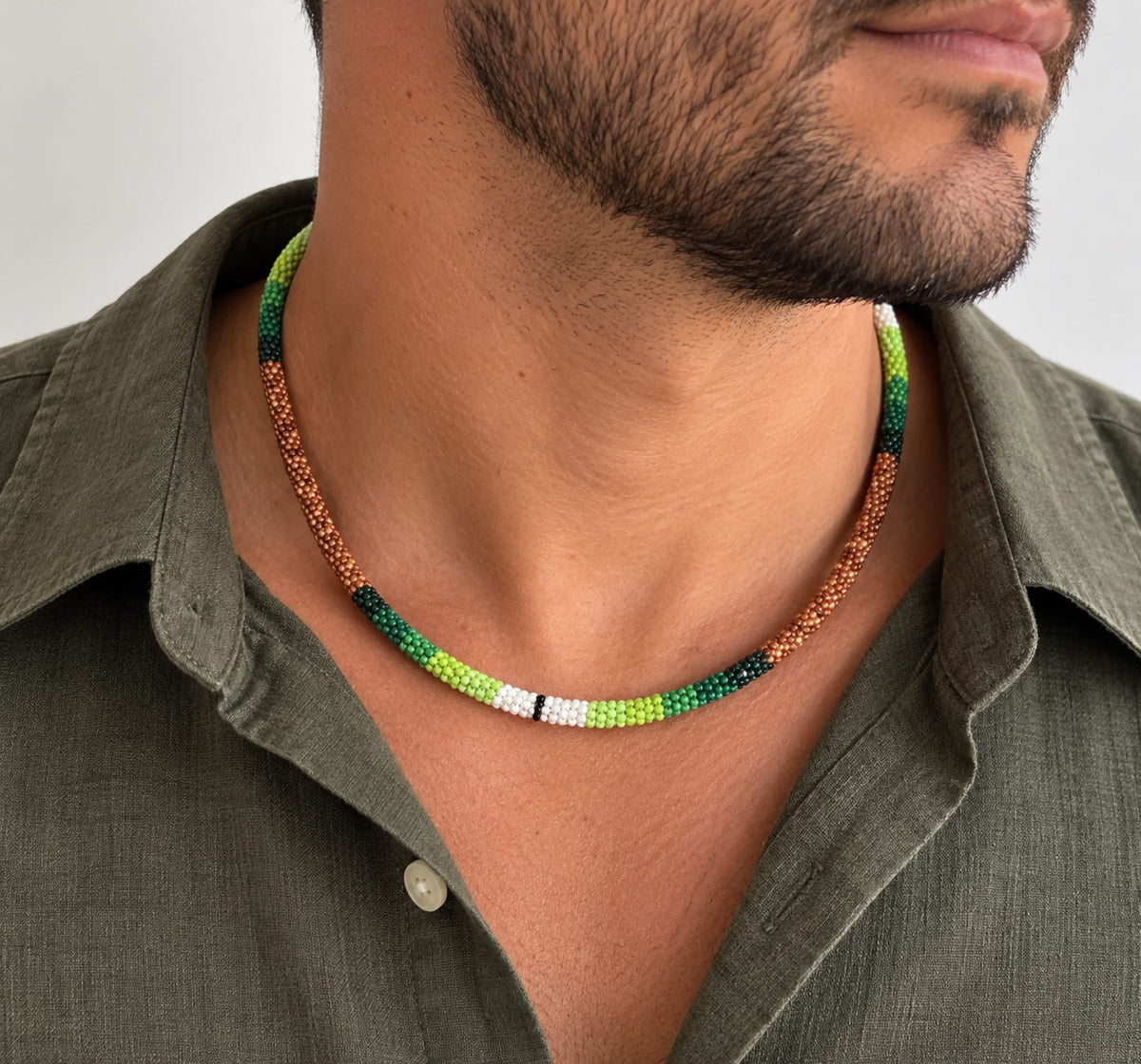Collier corail MATA