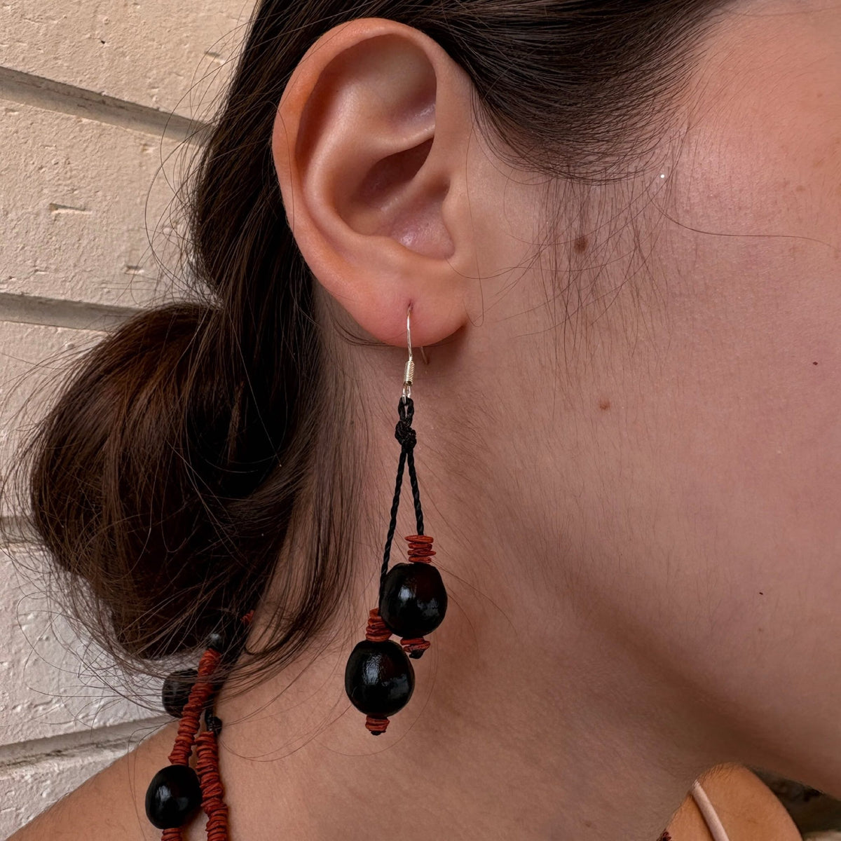 Conjunto em materiais vegetais