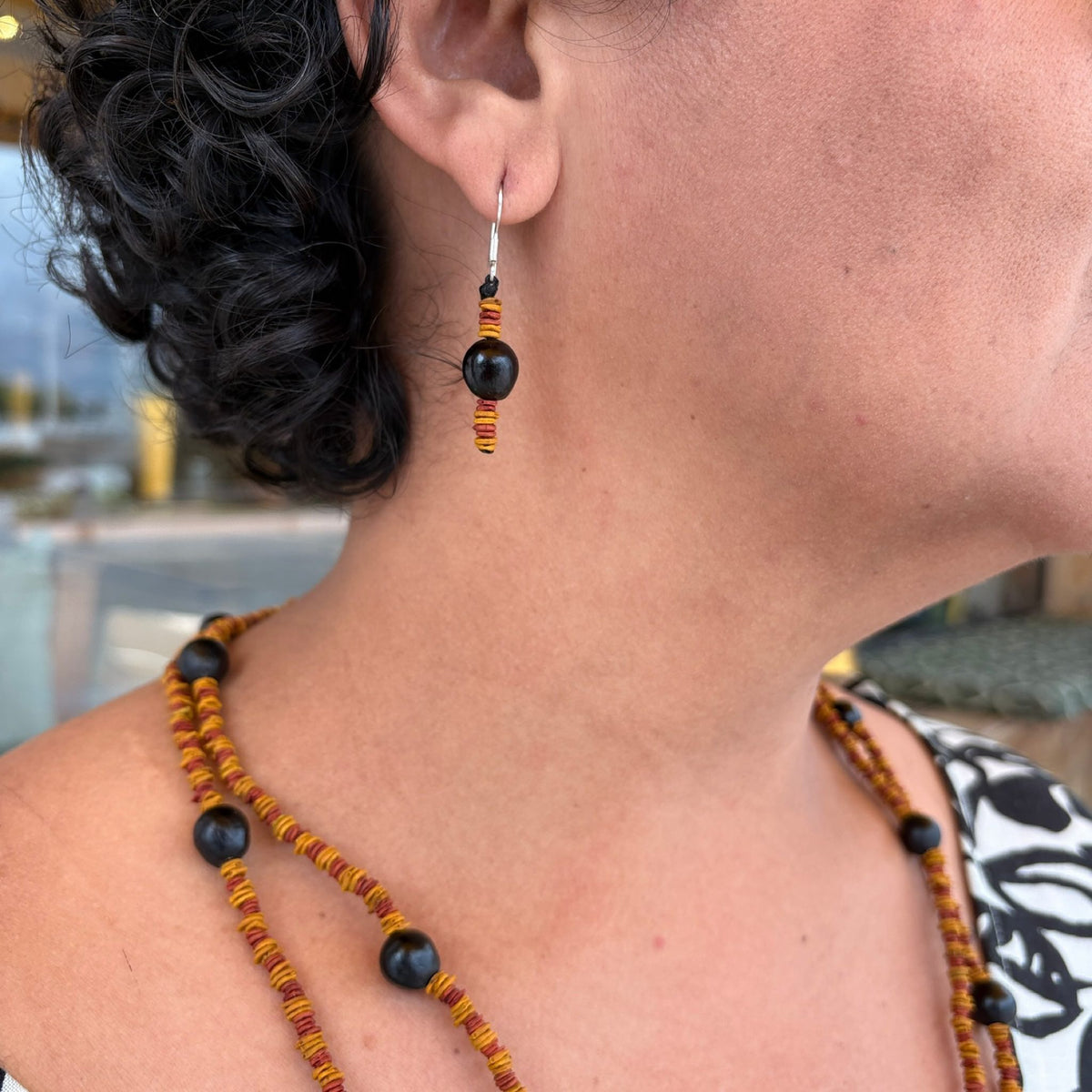 Conjunto em materiais vegetais