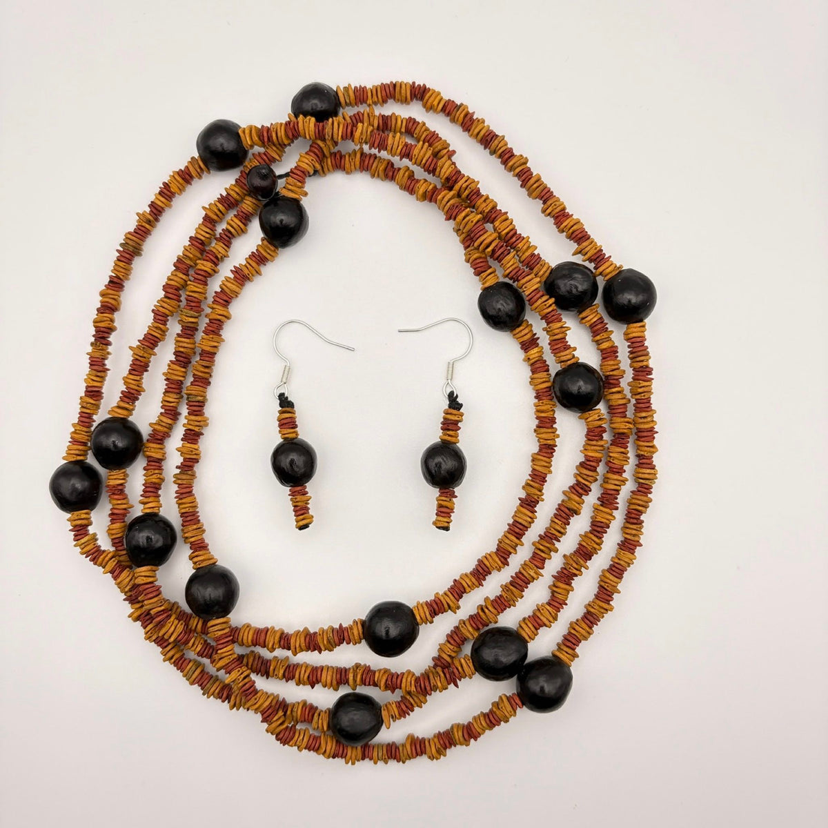 Conjunto em materiais vegetais