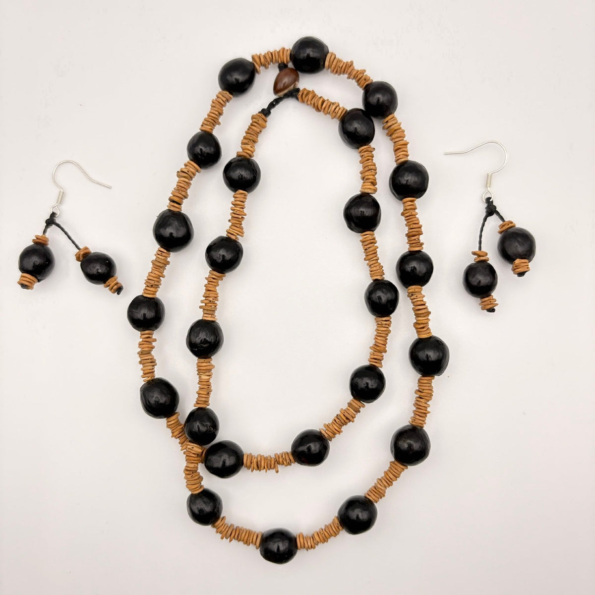 Conjunto em materiais vegetais