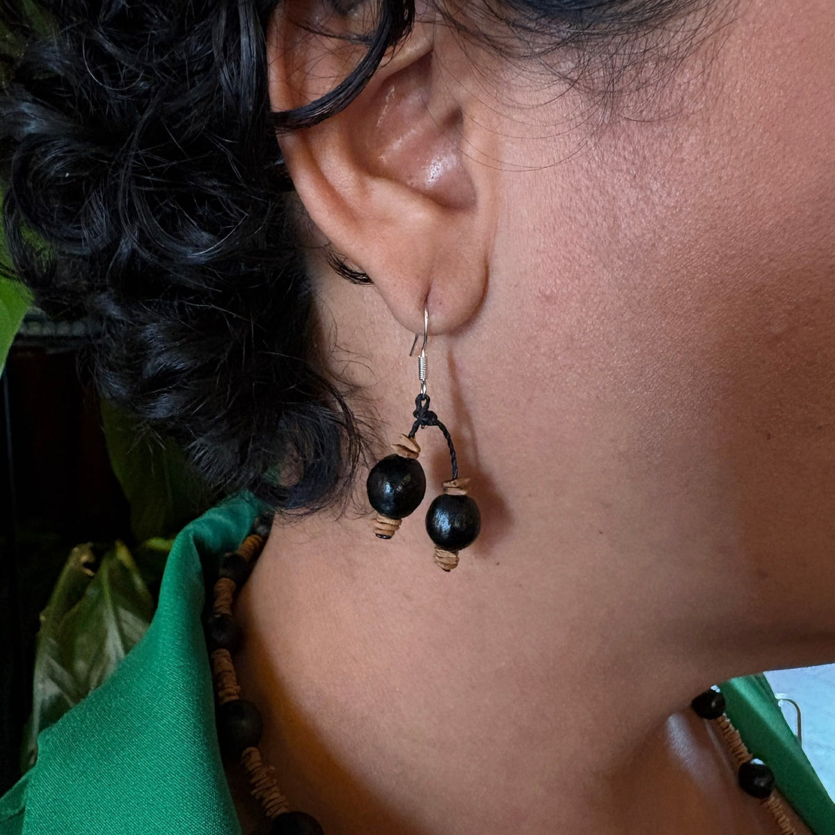 Conjunto em materiais vegetais