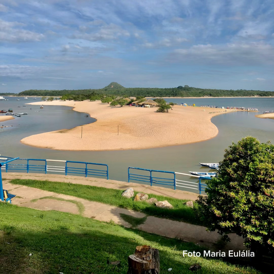 Plage et bancs de sable d’Alter do Chão, sur le territoire Borari dans le Pará
