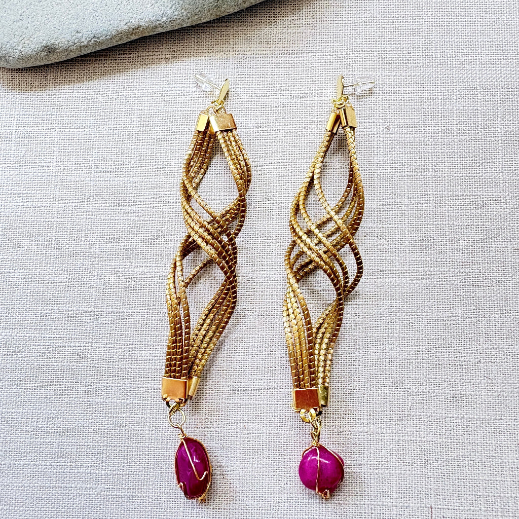 Boucles-oreilles-capim-dourado-agate-rose-2