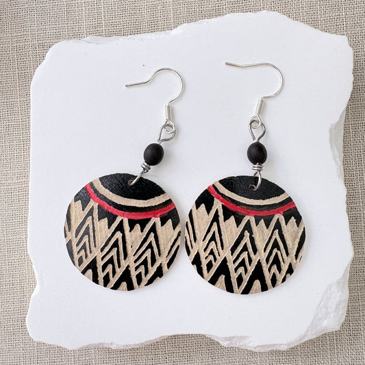 Boucles d'oreilles calebasse 1-1
