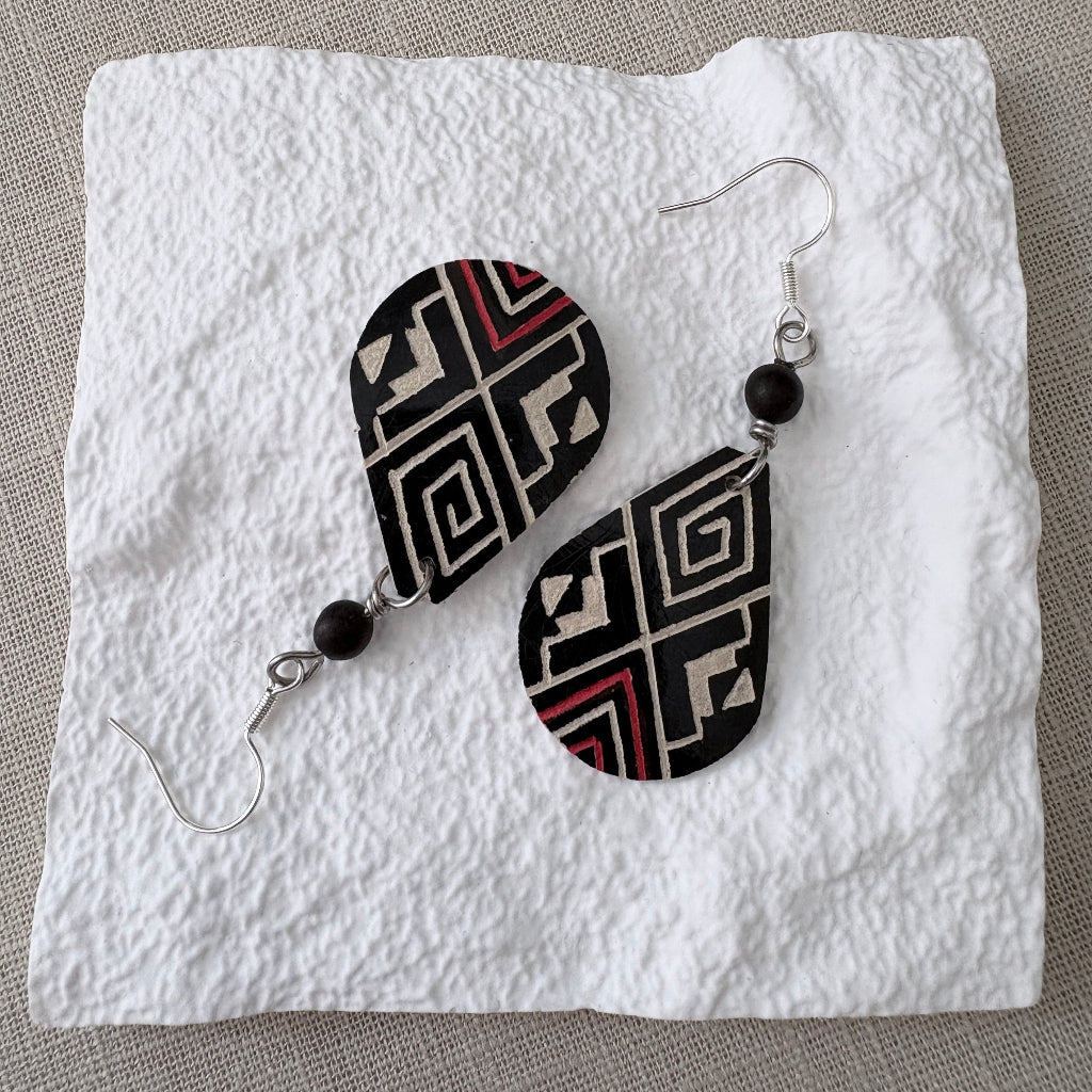 Boucles d'oreilles calebasse 11-1