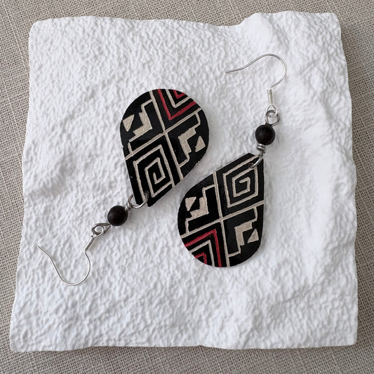 Boucles d'oreilles calebasse 11-1