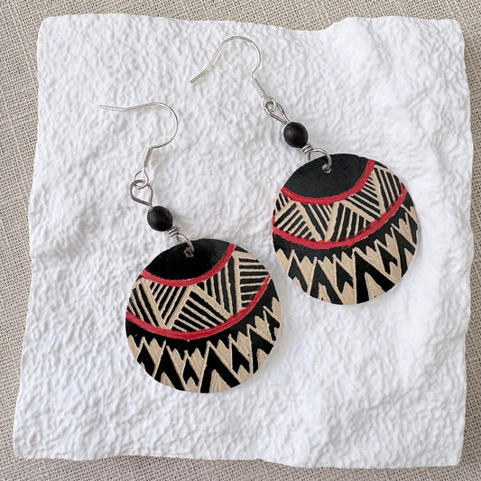 Boucles d'oreilles calebasse 2-1