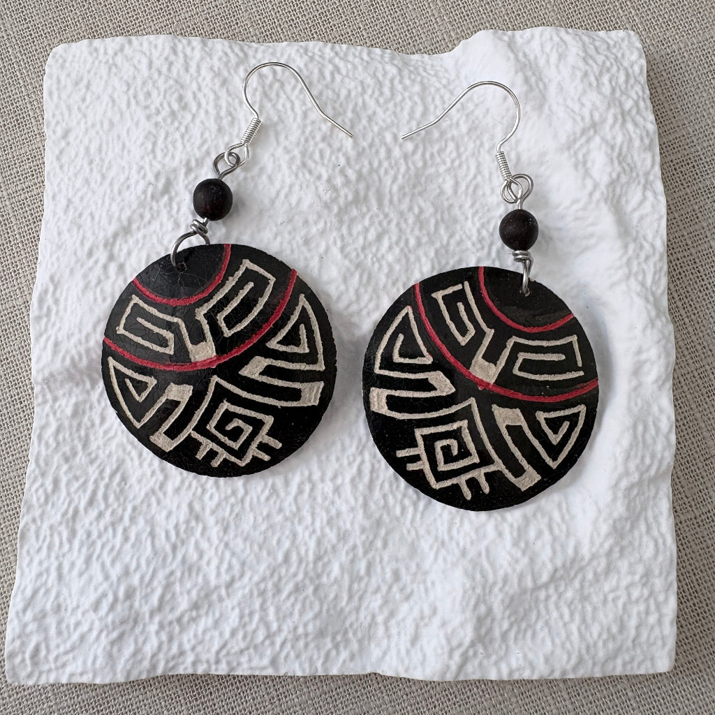 Boucles d'oreilles calebasse 3-1