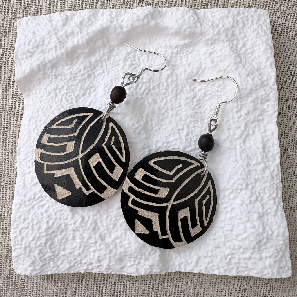 Boucles d'oreilles calebasse 4-1