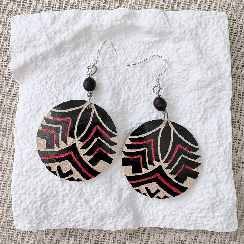 Boucles d'oreilles calebasse 5-1