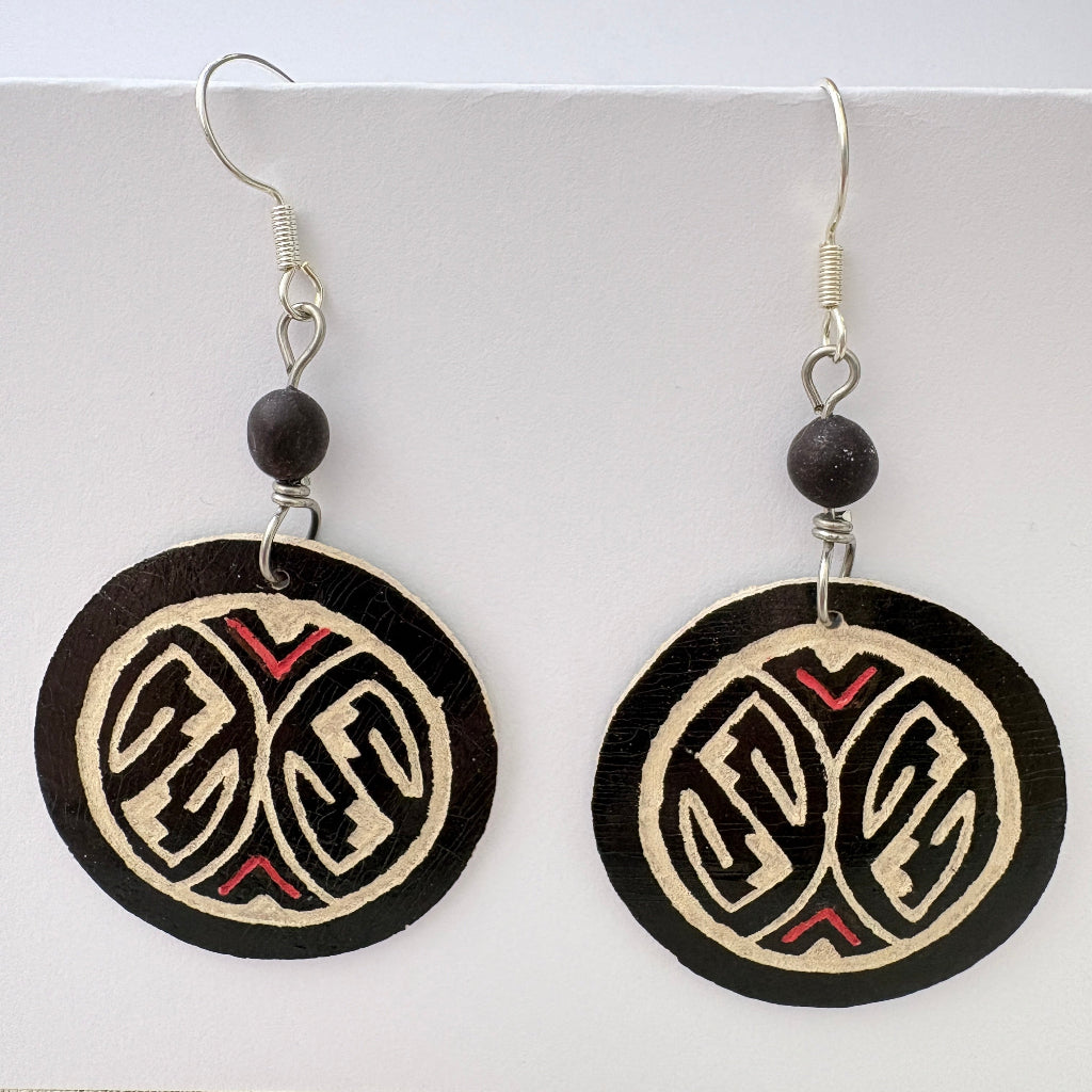 Boucles d'oreilles calebasse 6-2
