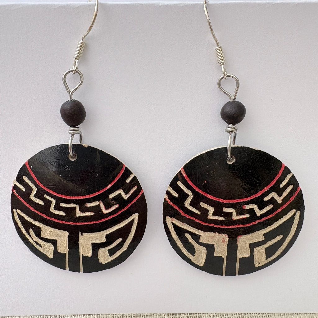 Boucles d'oreilles calebasse 8-2