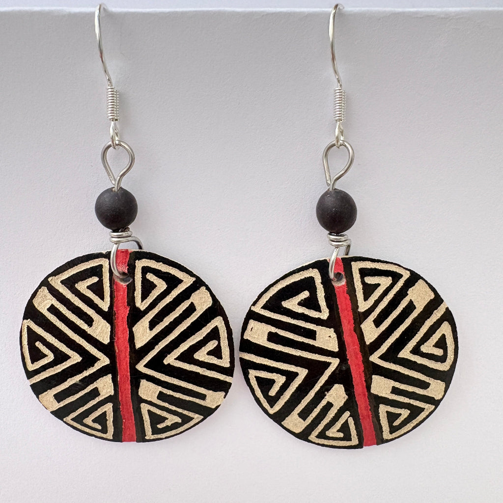 Boucles d'oreilles calebasse 9-2
