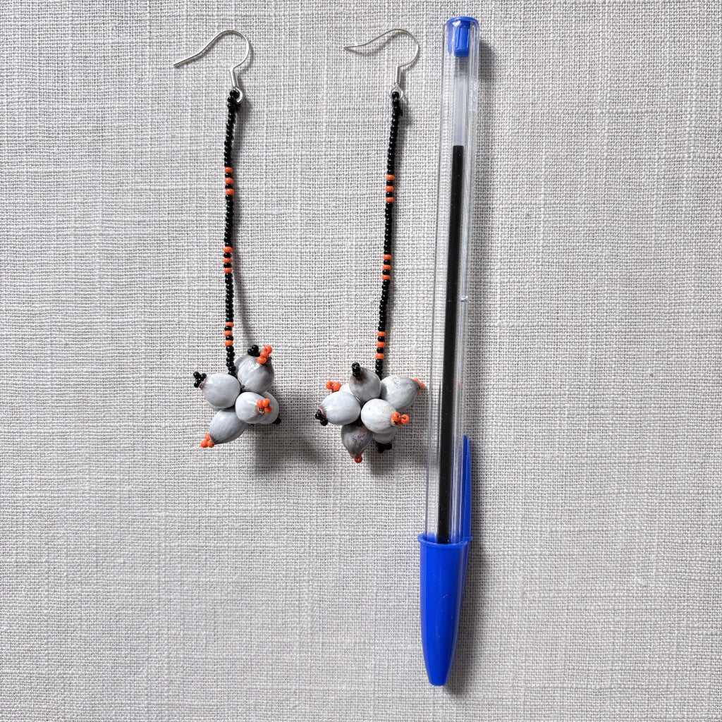 Boucles oreilles larmes Job