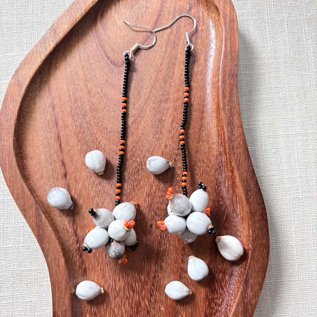 Boucles oreilles larmes Job