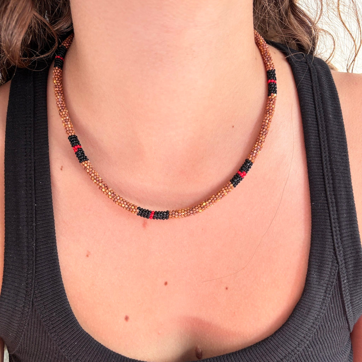 Collier corail JENIPAPO