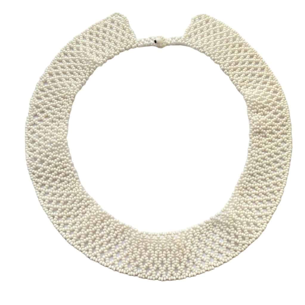 Collier Miçanga - blanc - Ethnie Mehinako