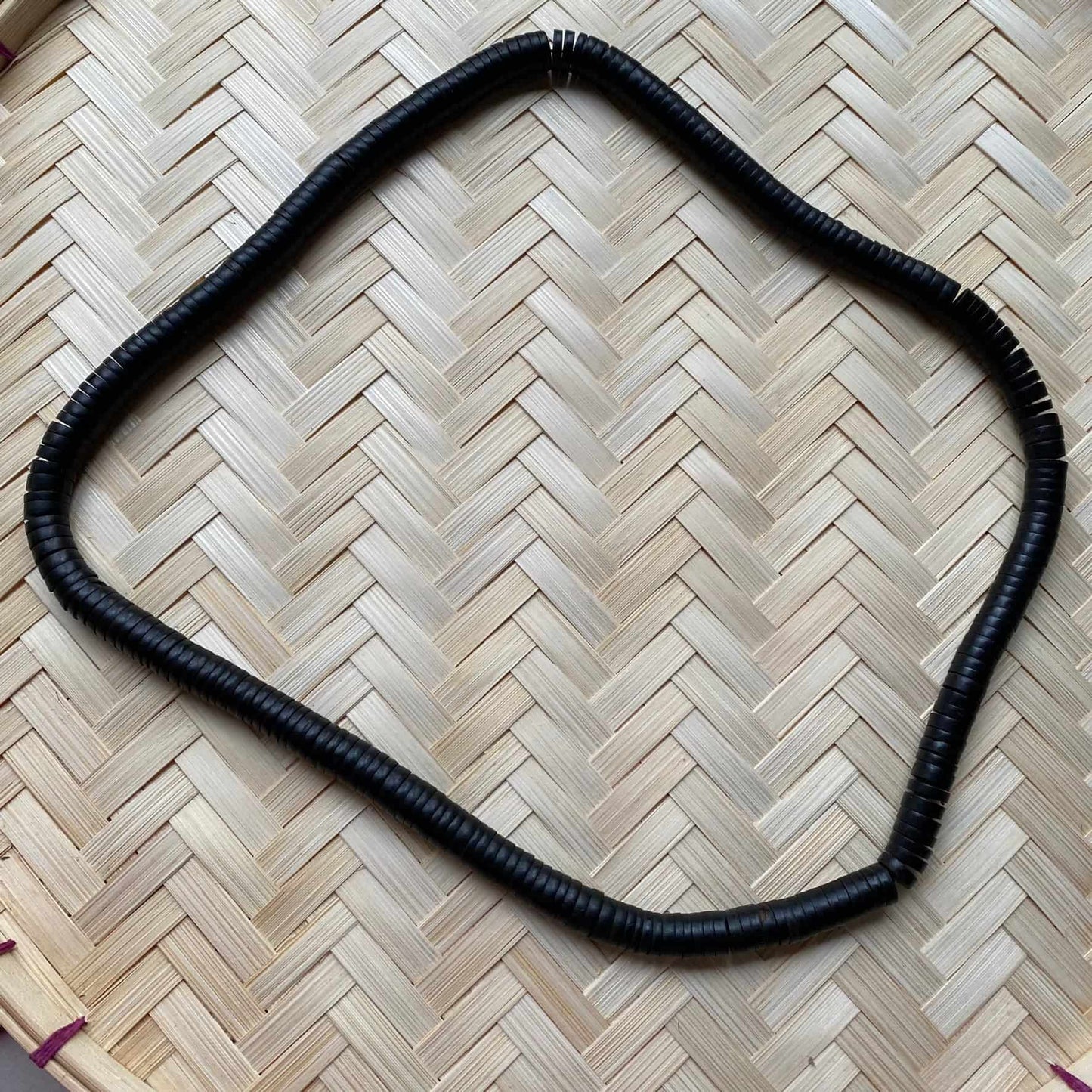 Collier sautoir de noyaux de Tucuma - Ethnie Mehinako