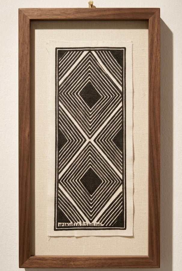 Diseño étnico sobre tela - Etnia Assurini