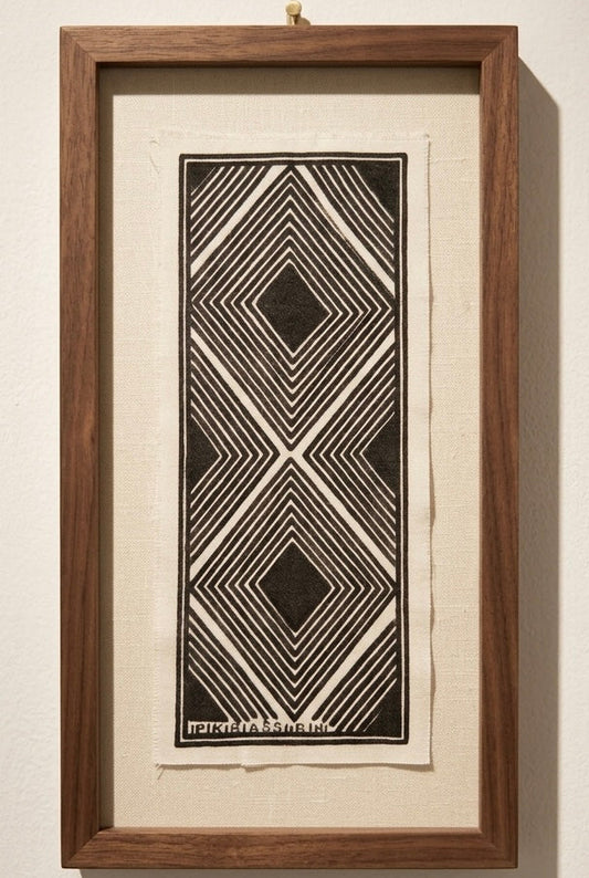 Dessin ethnique sur tissu - 003