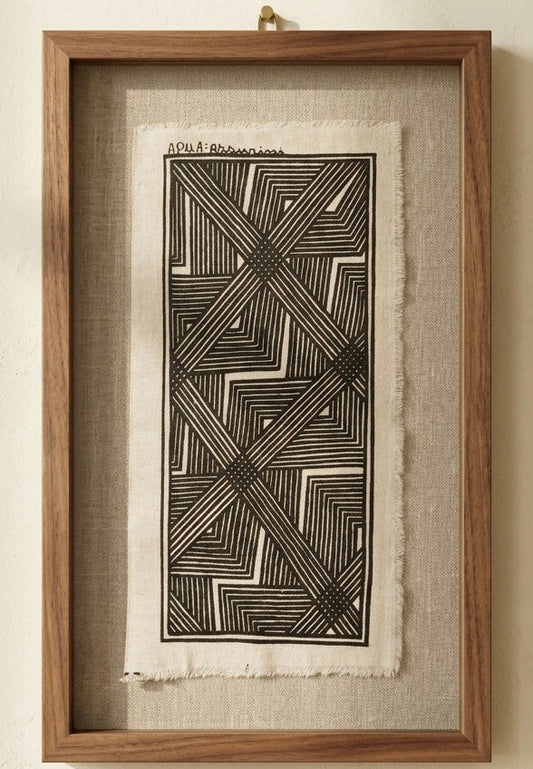 Dessin ethnique sur tissu - 006
