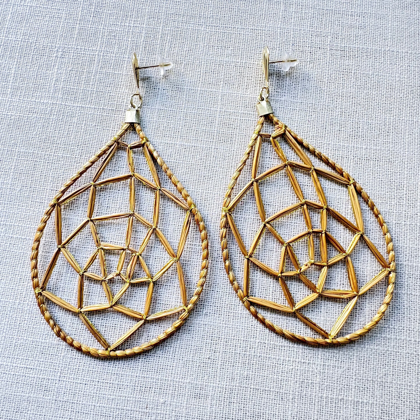 Boucles d'oreilles Capim Dourado attrape rêve