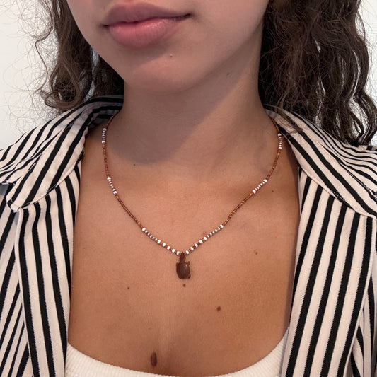 Collier Canela – Perles de rocaille