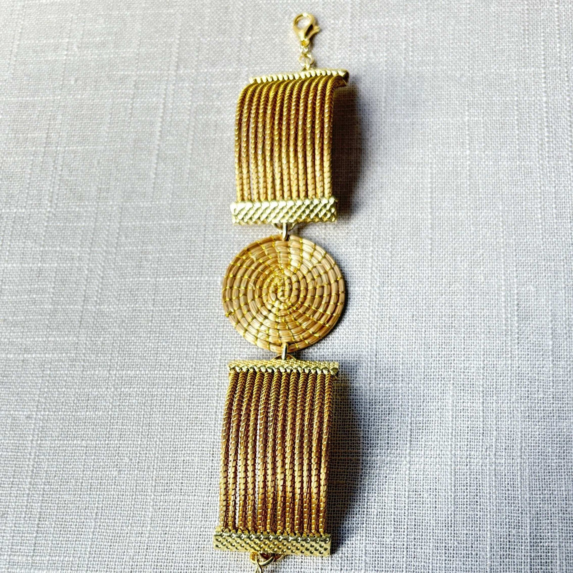 Bracelet Capim Dourado - 1 mandala large