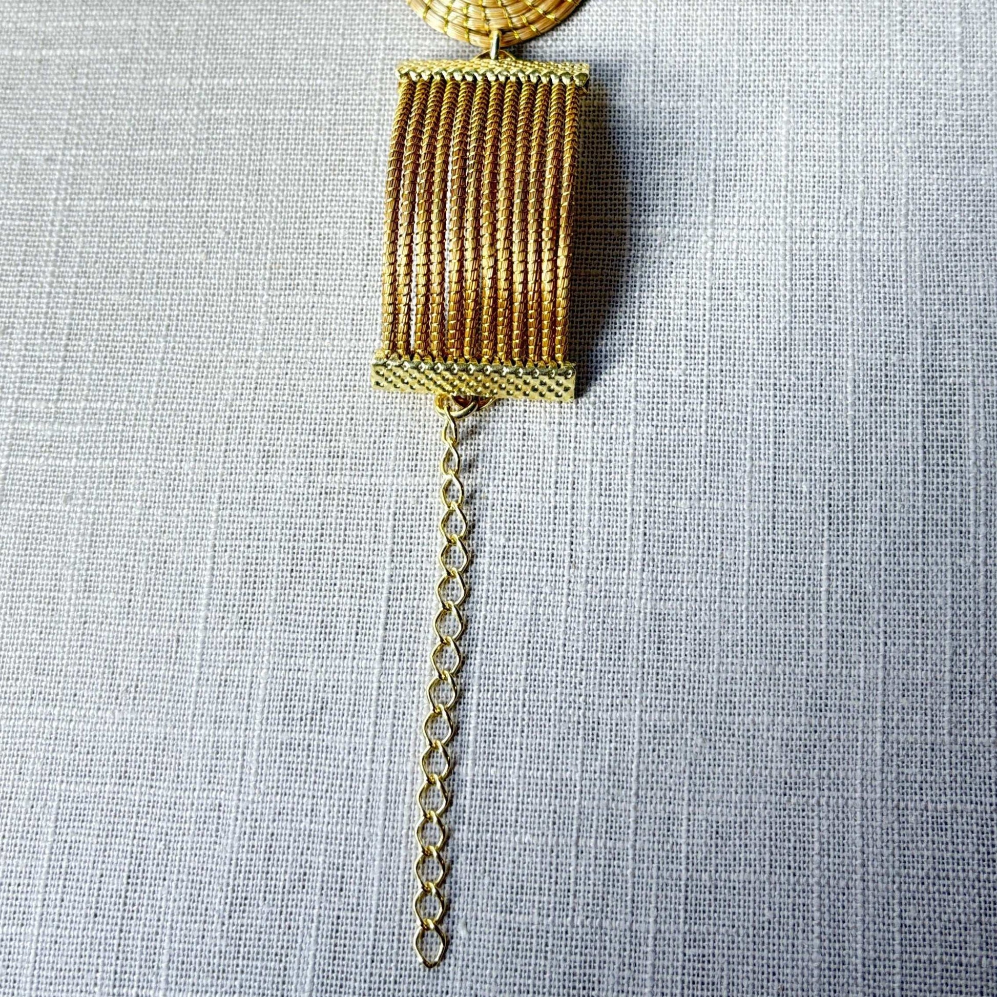 Bracelet Capim Dourado - 1 mandala large