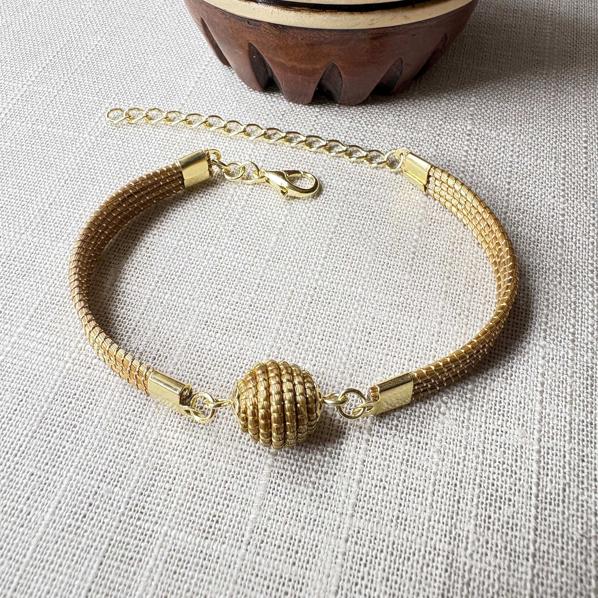 Bracelet Capim Dourado - 1 boule