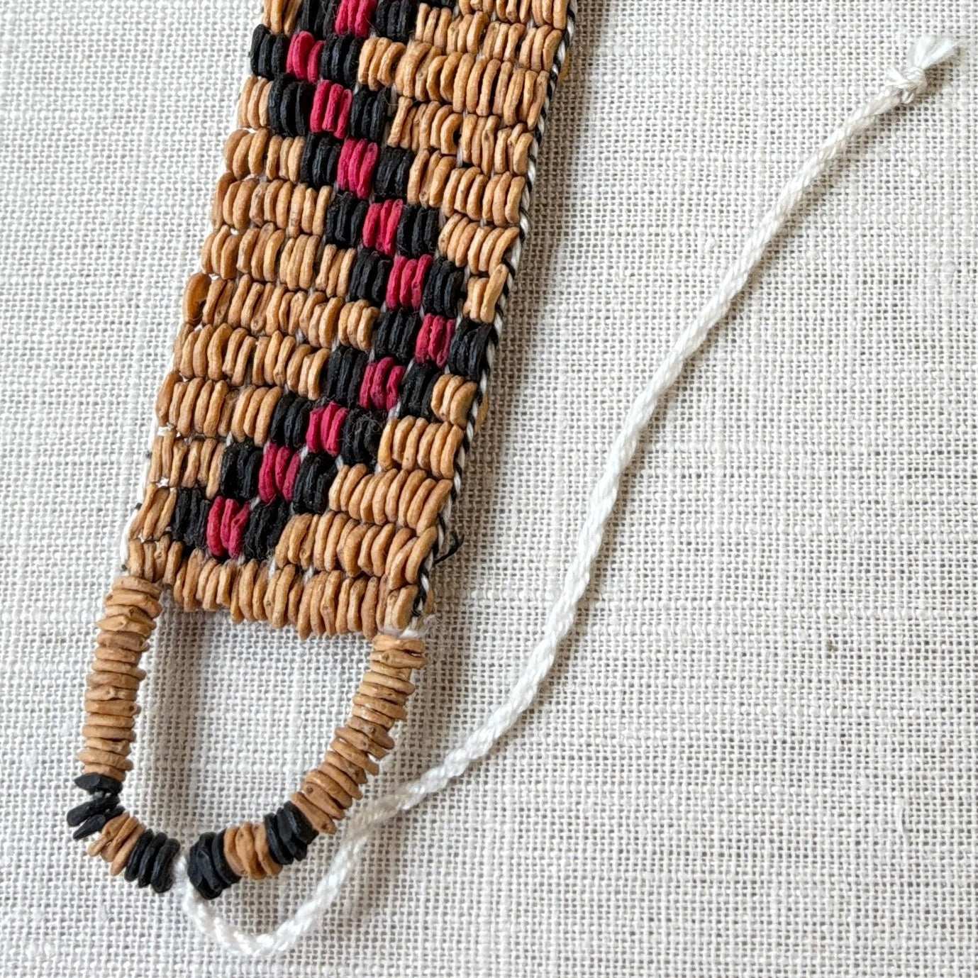 Bracelet de graines de morototo large - Ethnie Katuena