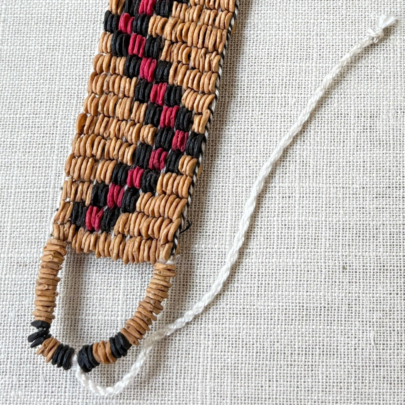 Bracelet de graines de morototo large - Ethnie Katuena