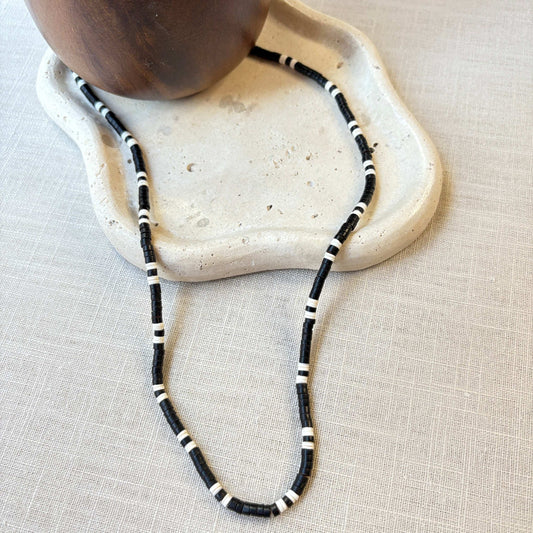 Collier de graines naturelles - Tucuma et aroa - Ethnie Marubo