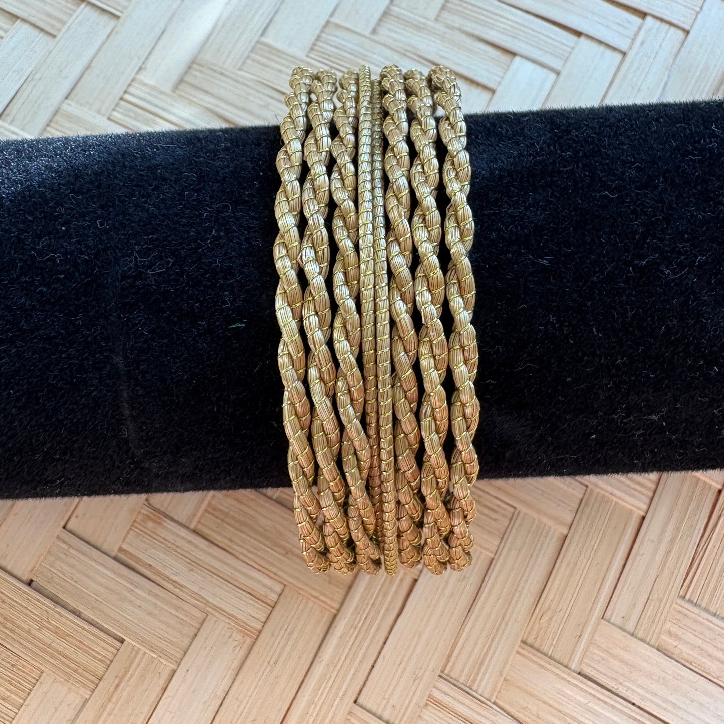 Bracelet Capim Dourado 7 lignes