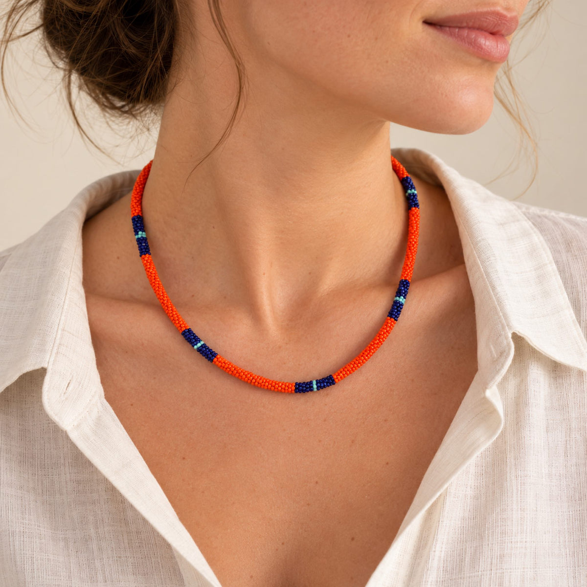 Collier corail GINJA