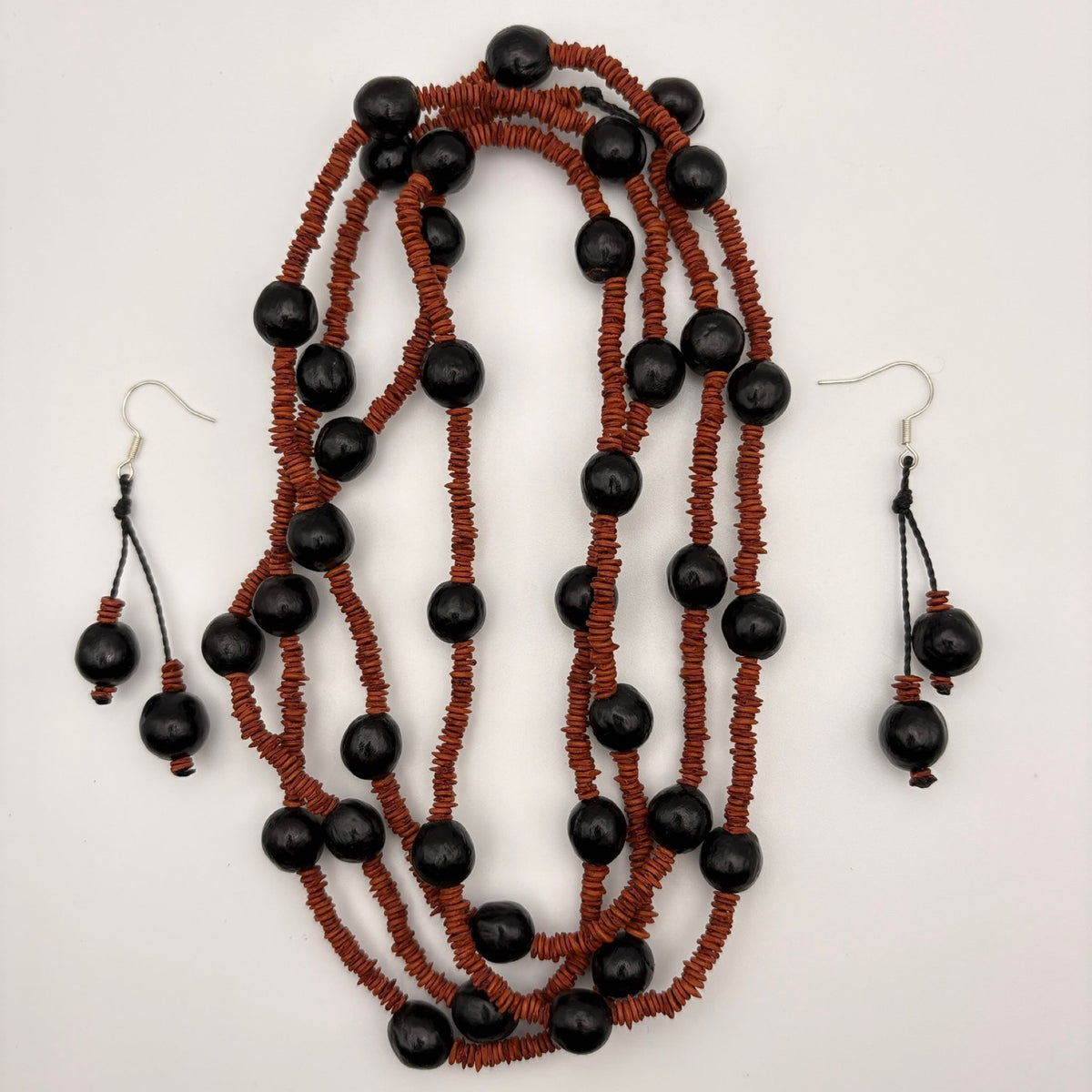 Conjunto em materiais vegetais