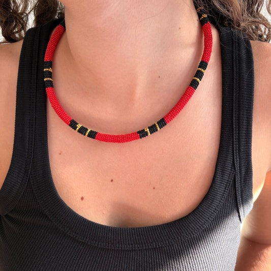 Collier corail RUBI
