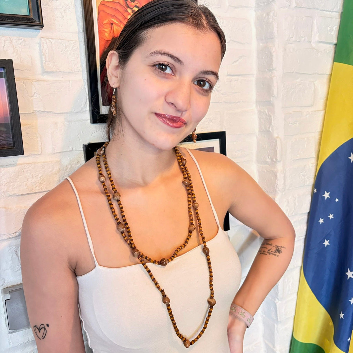 Plant-based jewelry set