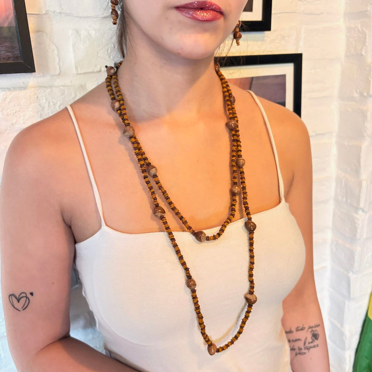 Plant-based jewelry set