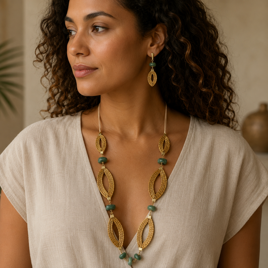 Parure-Capim-Dourado-Agate-verte-1