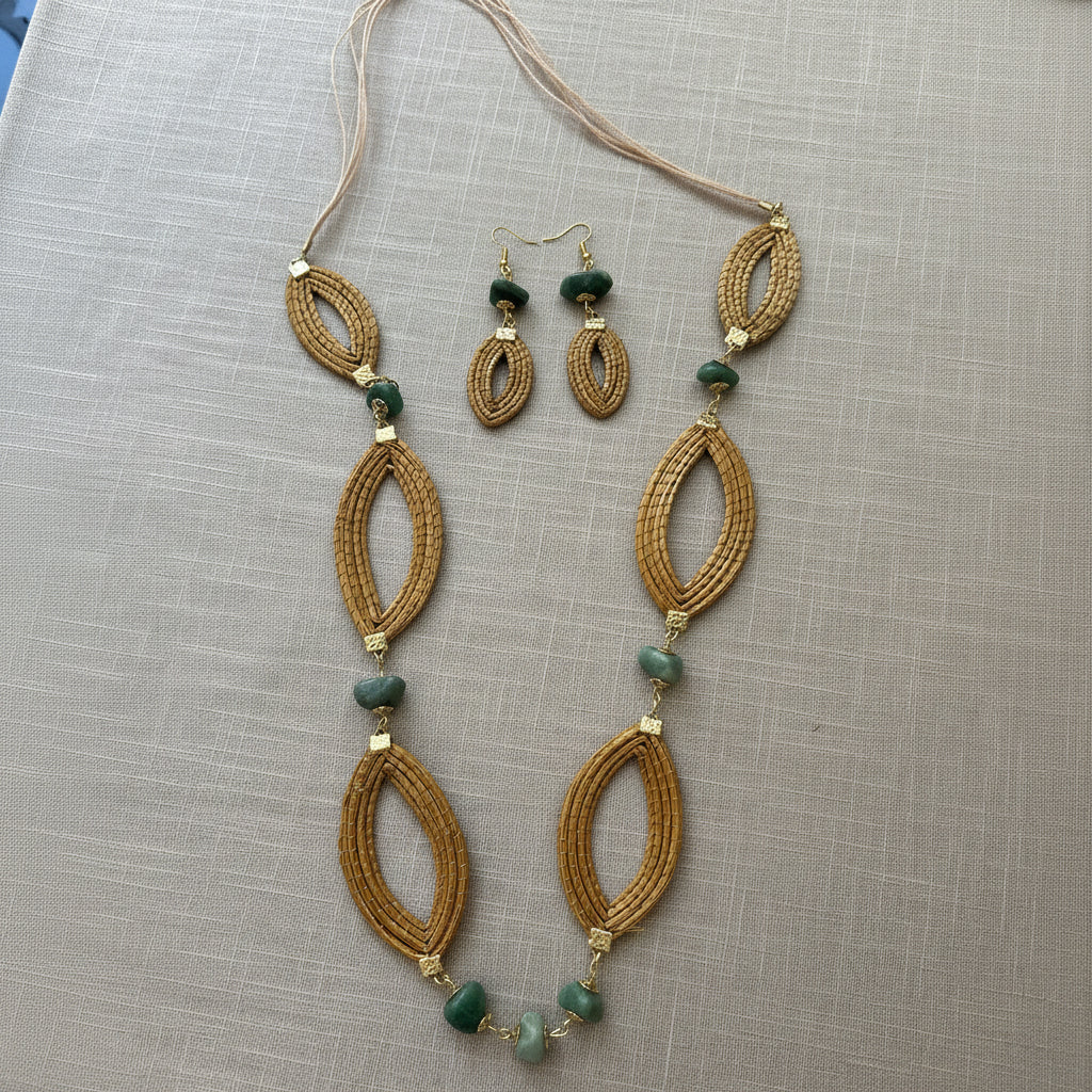 Parure-Capim-Dourado-Agate-verte-2