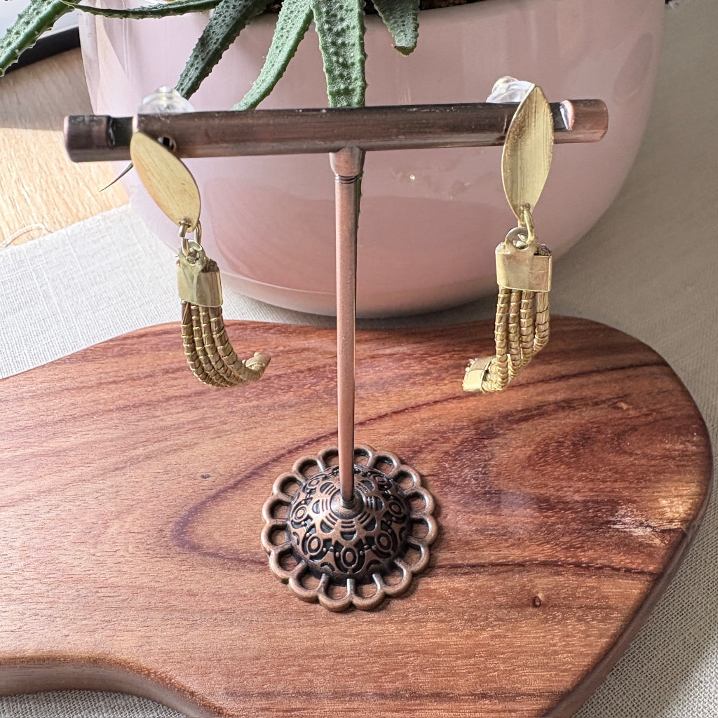 Parure Capim Dourado et bois