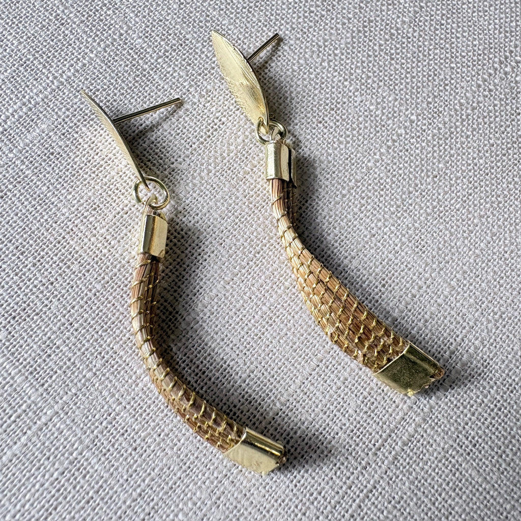 Parure Capim Dourado et bois