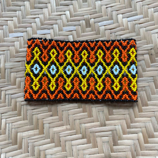 Bracelet Miçanga Kayapo - petite taille - orange jaune