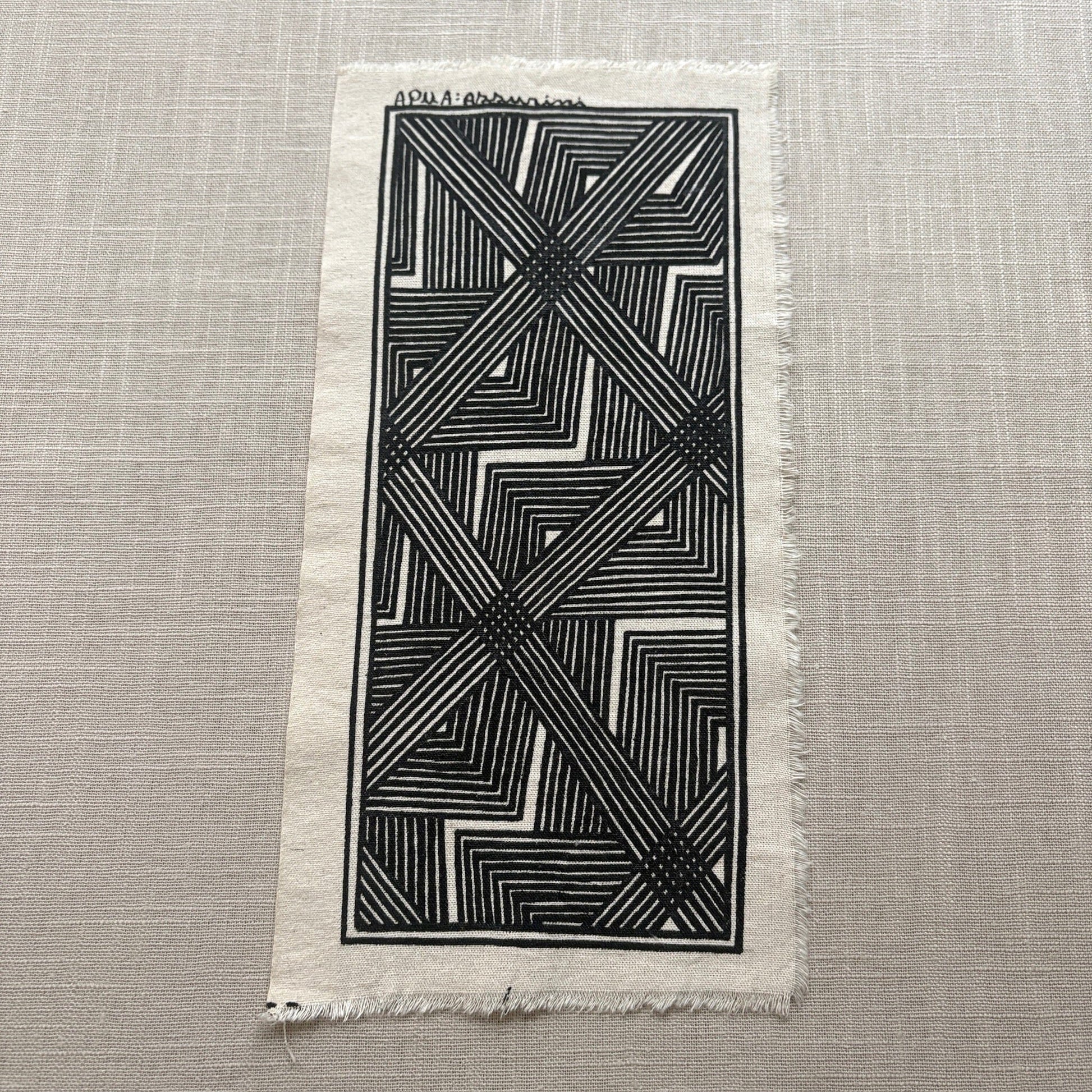 Dessin ethnique sur tissu